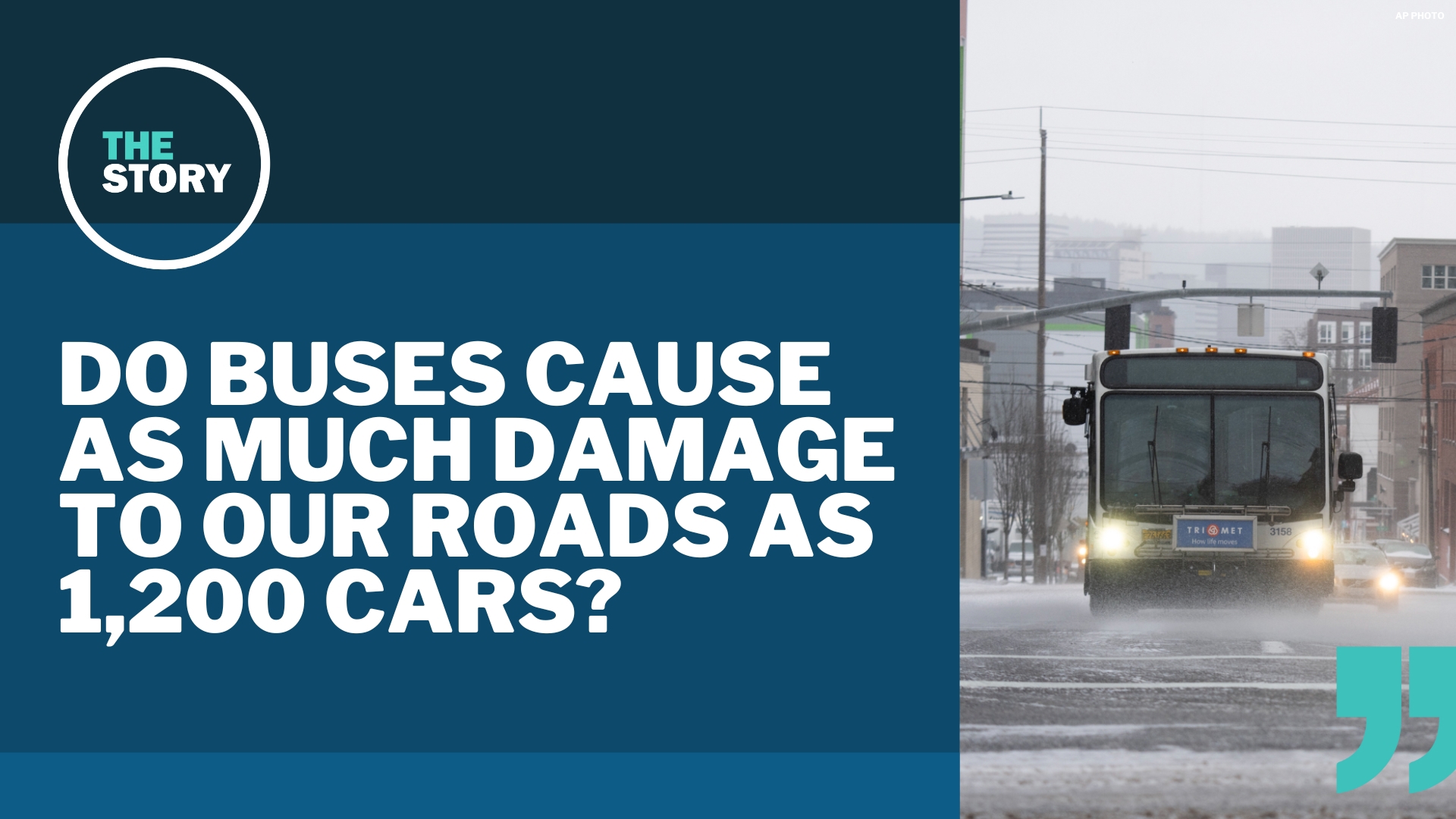 Road pavement damage increases exponentially with vehicle weight. Just doubling a vehicle's weight makes it cause about 16 times more damage.