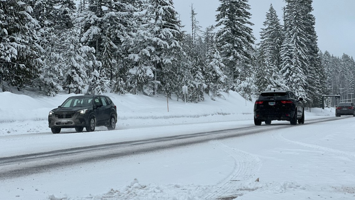 Snow In The Cascades; Mix Of Rain And Snow In Portland Metro Area | Kgw.com