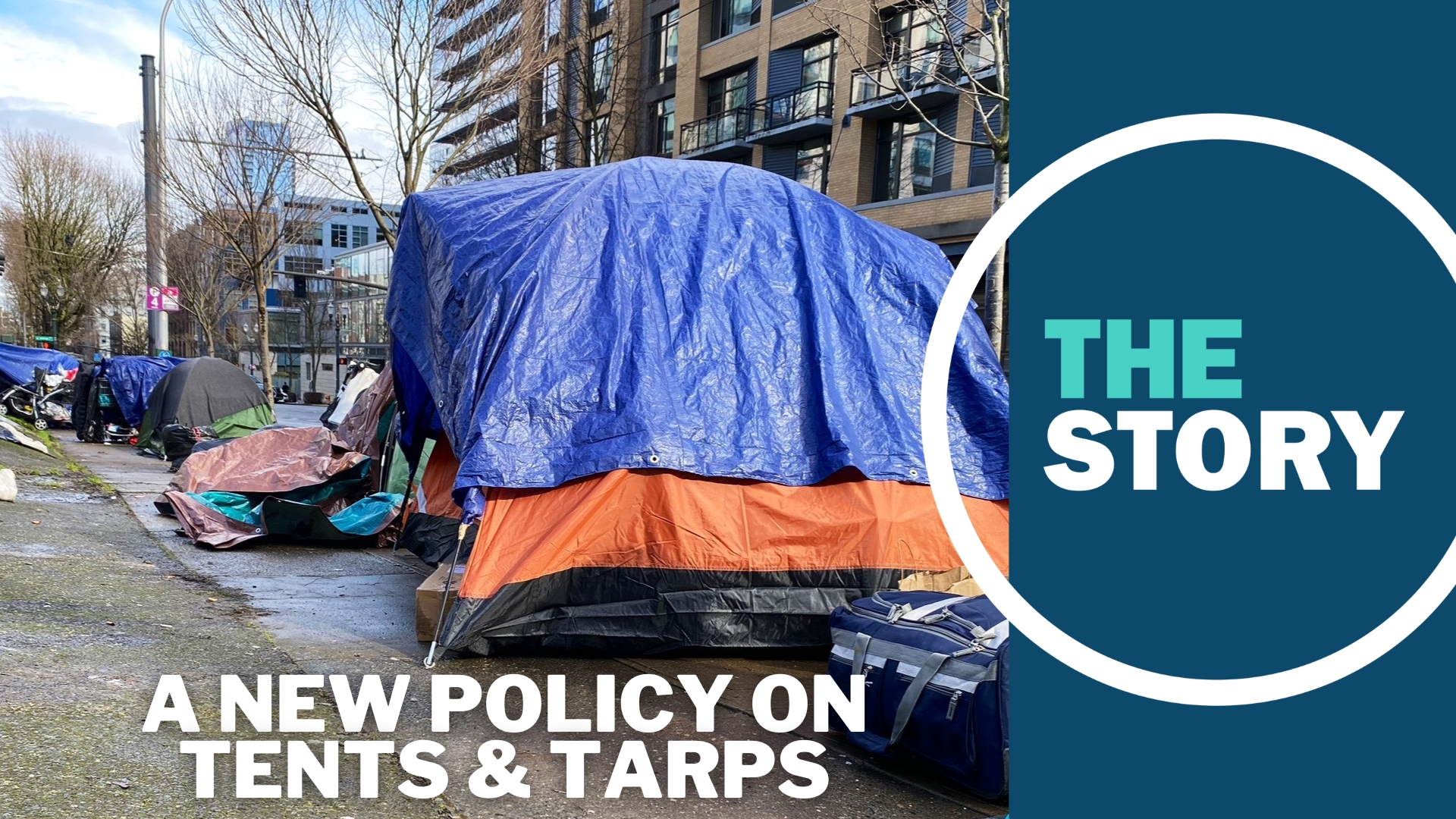 The policy adds some limits to how tents and tarps are distributed, but critics don't feel it's any significant departure from past policies.