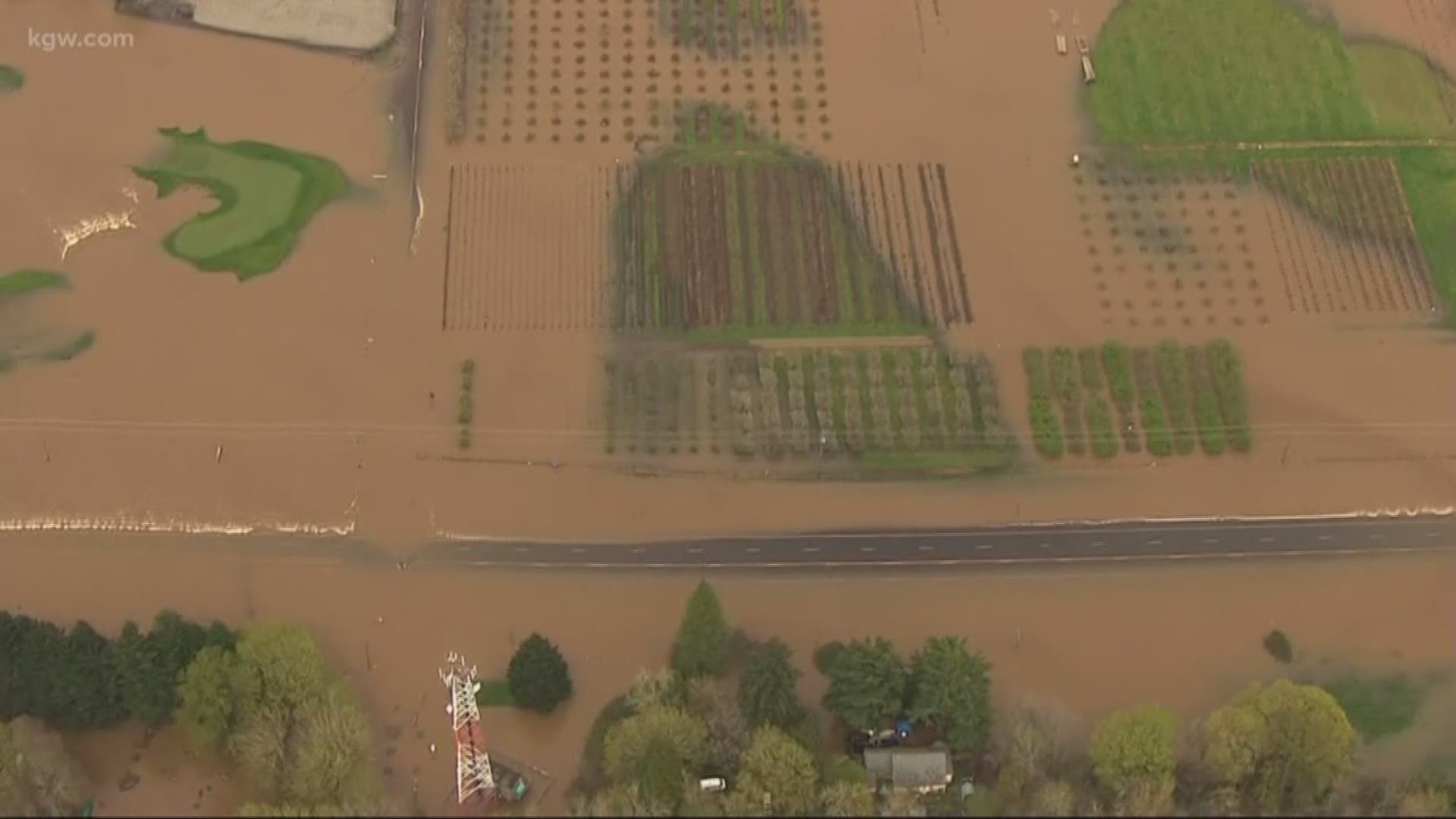 Highway 34 to Corvallis is closed due to flooding.