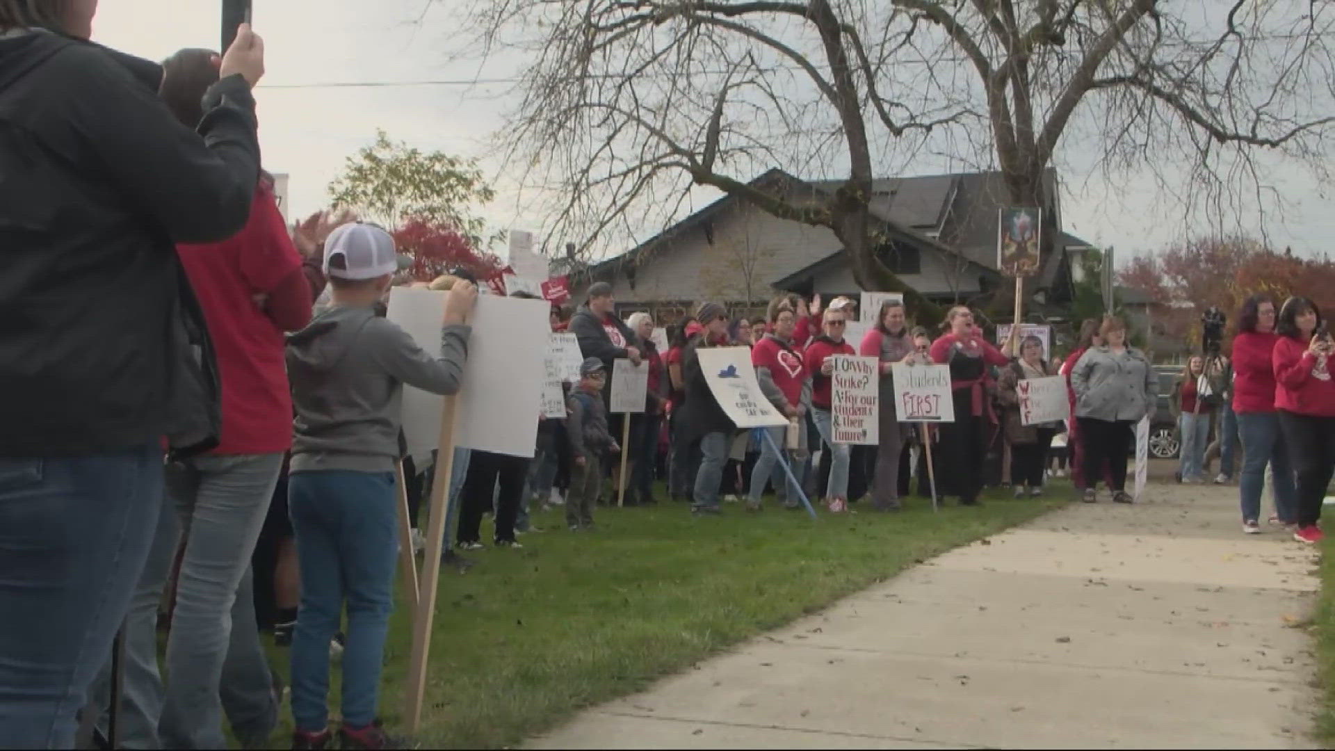 Mediation between the school district and the union ended early Tuesday morning with no deal. Teachers plan to hit the picket line starting at 7:45 a.m.