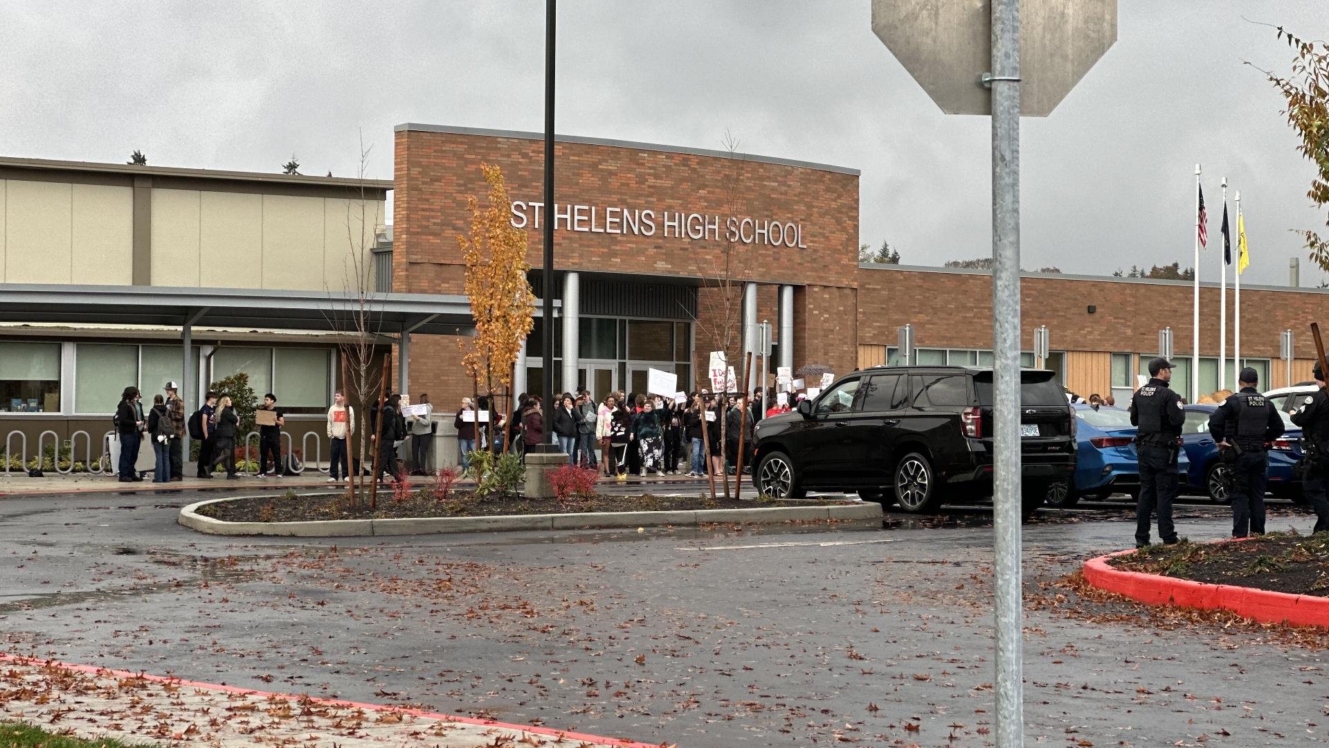 Parents and students have called for resignations after the arrests of two St. Helens High teachers accused of sexually abusing multiple students for several years.