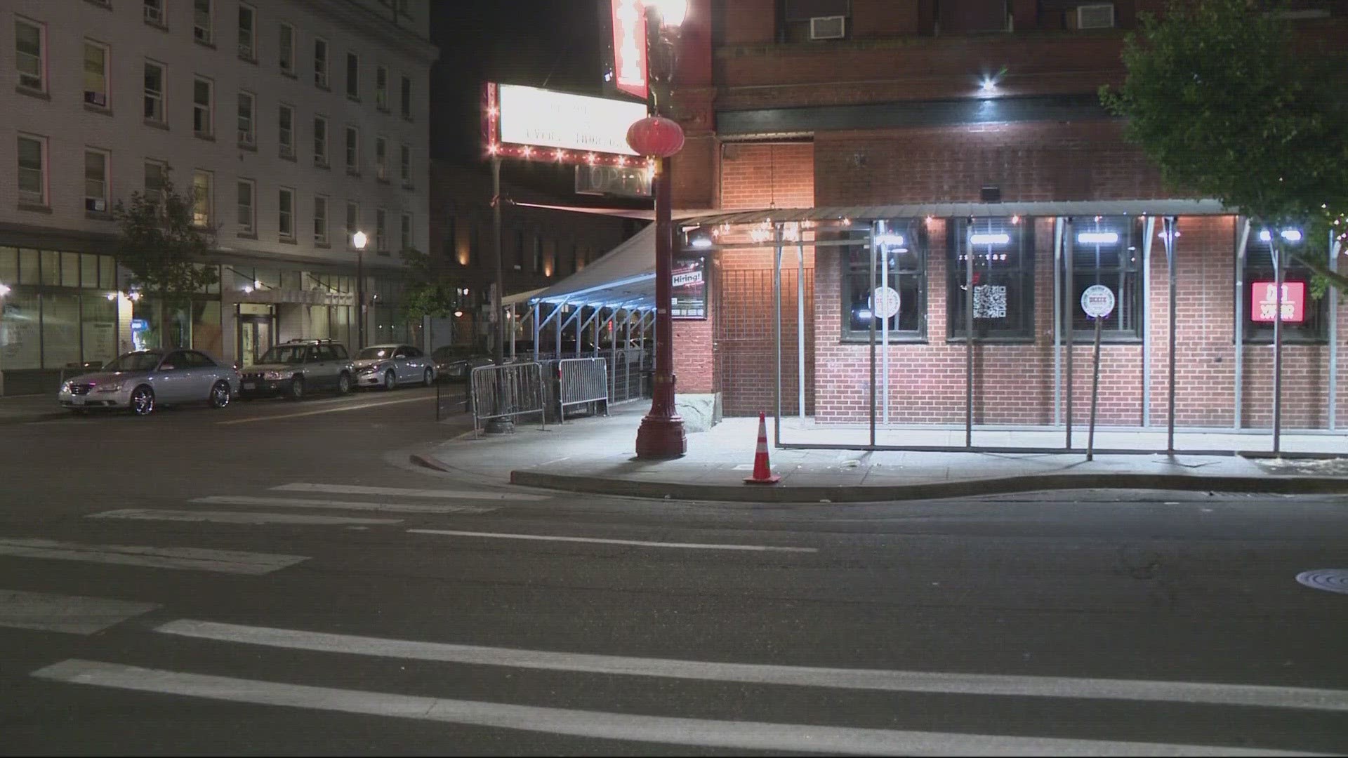 The call came in just before midnight near Northwest 3rd Avenue and Couch Street. One man was found dead. No arrests have been made.