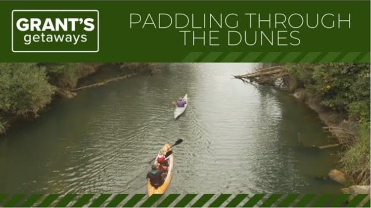 Paddling through the dunes | Grant's Getways