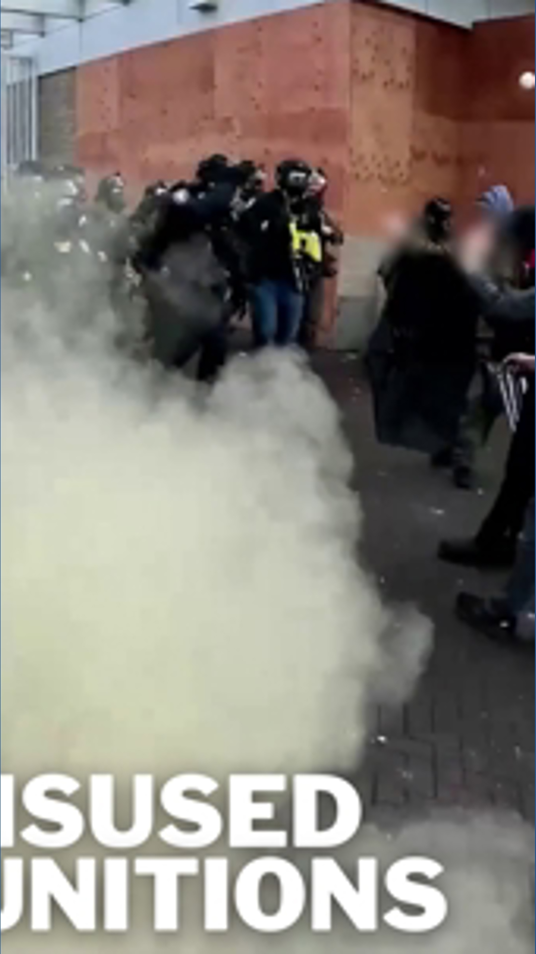 Crowd Control Explosive Video shows how federal officers' use of crowd control munitions in ...