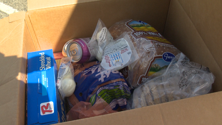 Salvation Army hands out food boxes in Portland | kgw.com