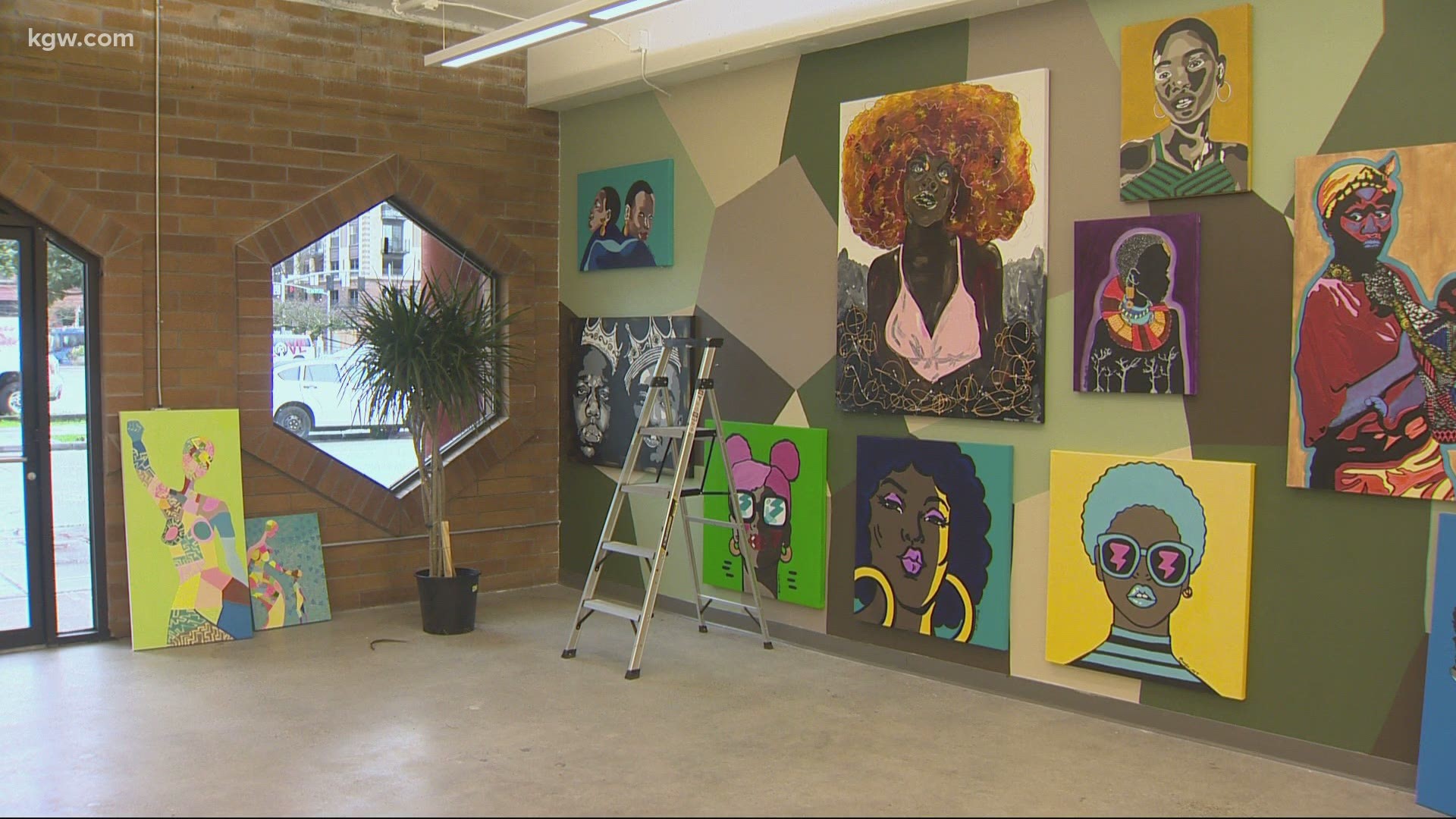 The exhibit will showcase work from ten Black Portland artists and it is all about representation to honor Black History Month.