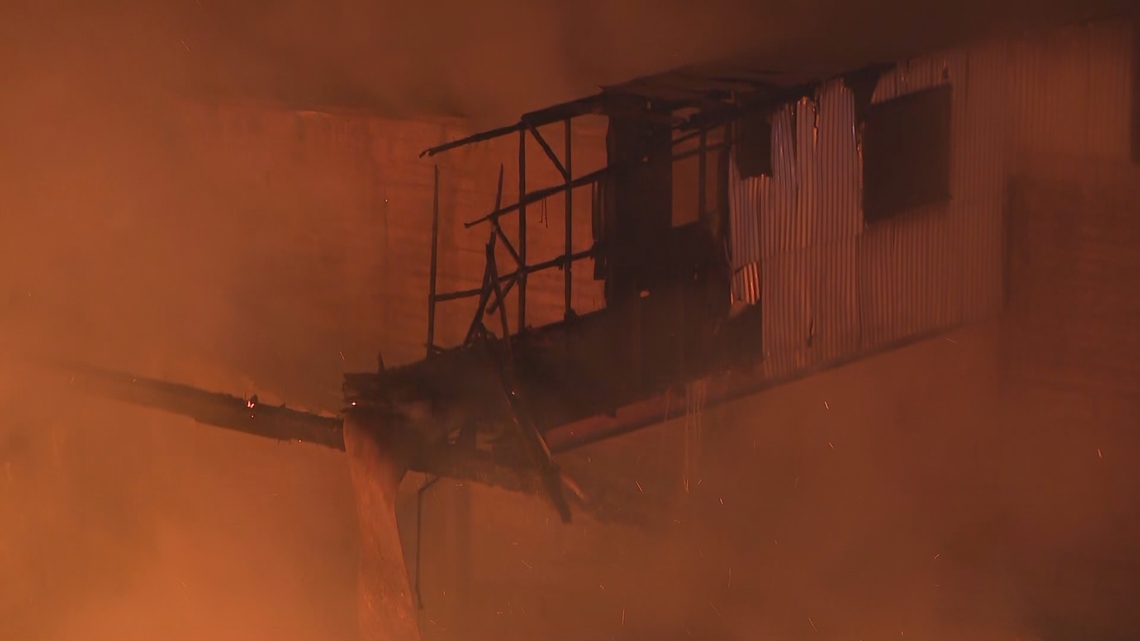 Massive fire breaks out at old Blue Heron paper mill | kgw.com