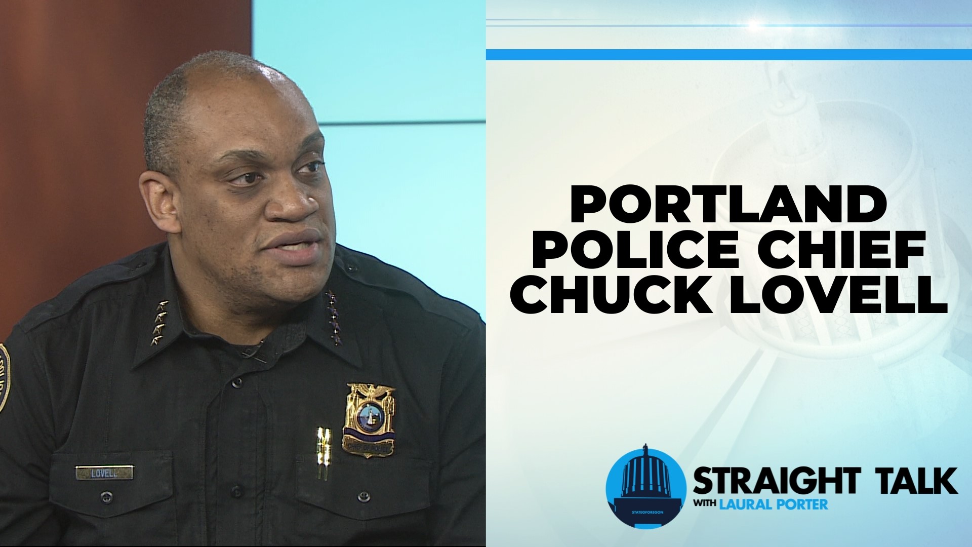Portland's police chief was a guest on this week's Straight Talk to discuss police bureau staffing and reopening downtown.