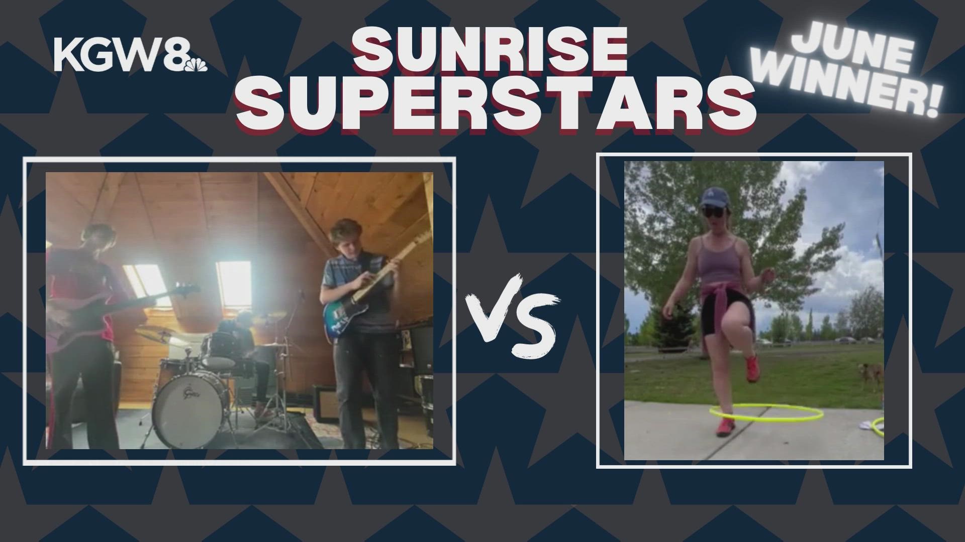 The June contestants will have a chance to compete for the grand prize of performing on KGW News at Sunrise.