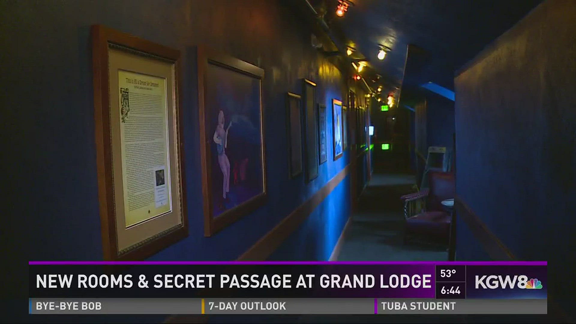 New rooms and secret passage at Grand Lodge