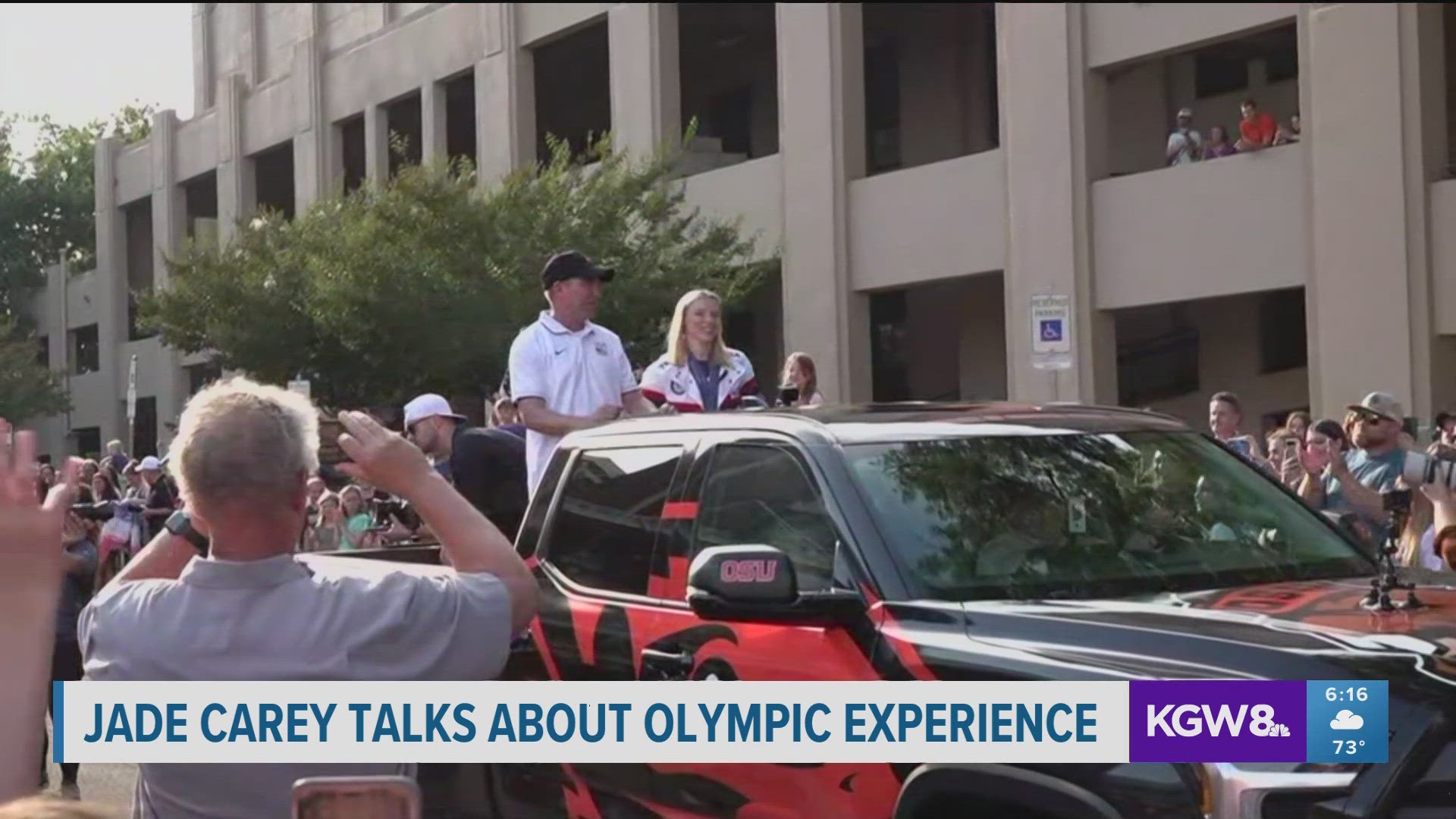 Carey spoke with KGW’s Art Edwards about her experience and what’s next for her. She won a bronze on vault and a gold in the team all-around.