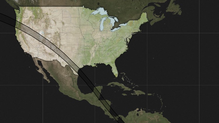 Solar eclipse will cut across Americas, from Oregon to Brazil | kgw.com