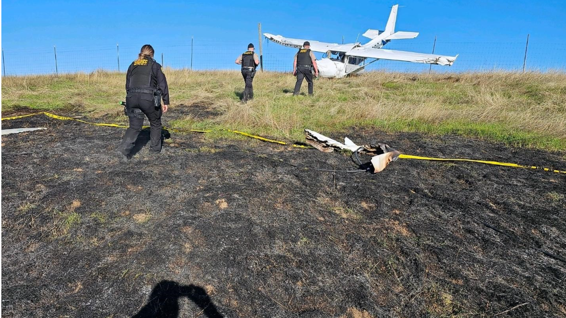 Plane crash in The Dalles causes small brush fire | kgw.com