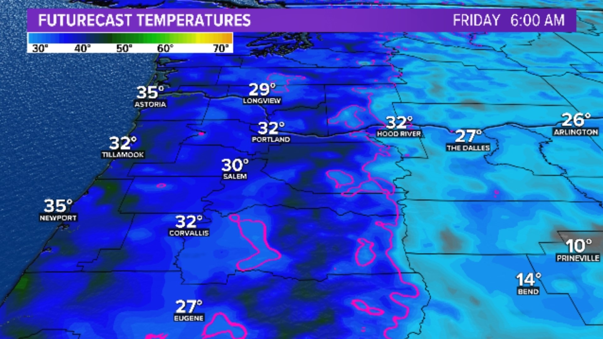 Portland weather Will we see snow next week? Models unclear