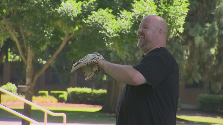 Washougal man completes life mission of playing a game of catch every day for a year