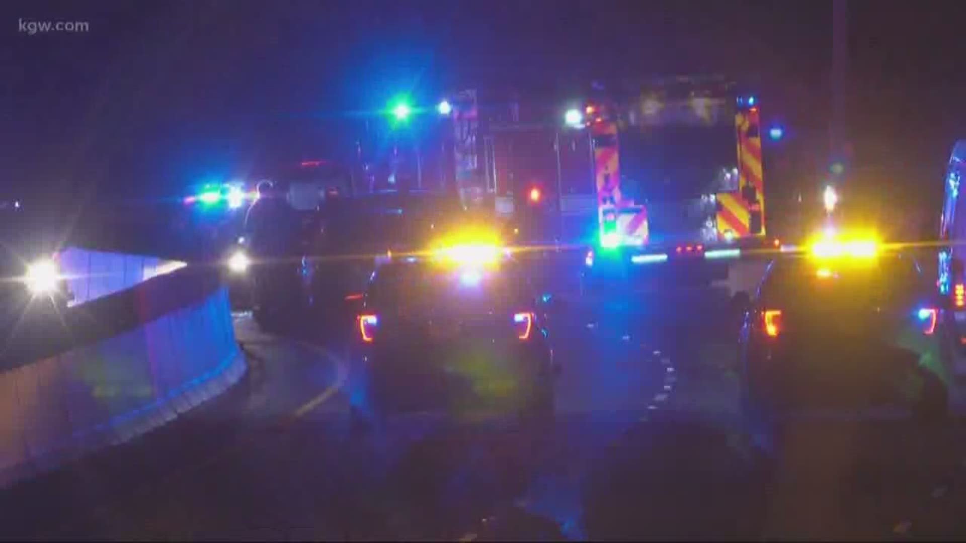 Deadly crash shuts down I-84