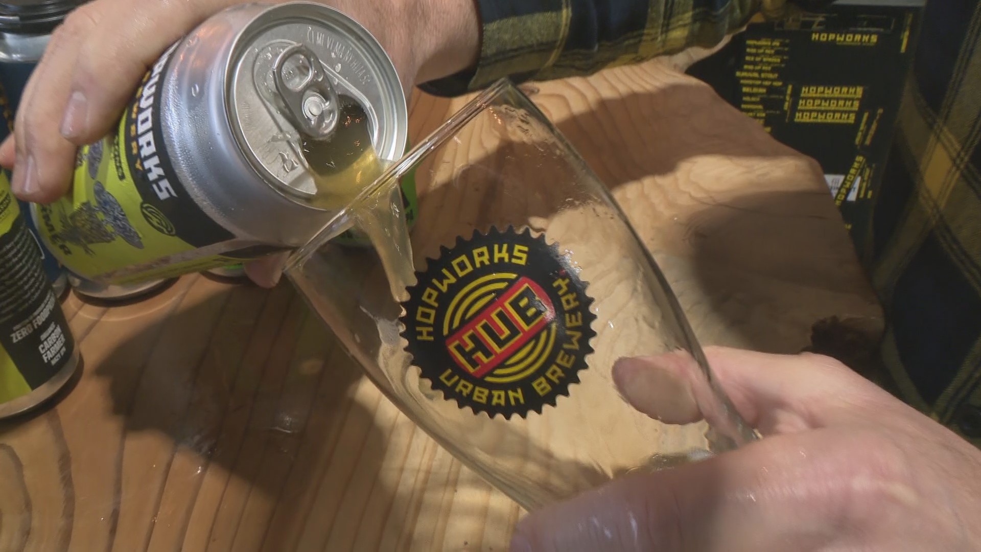 Southeast Portland's Hopworks Brewery created a special beer in honor of Earth Day. The Carbon-Farmer Hazy IPA uses a special gran that helps improve soil health.