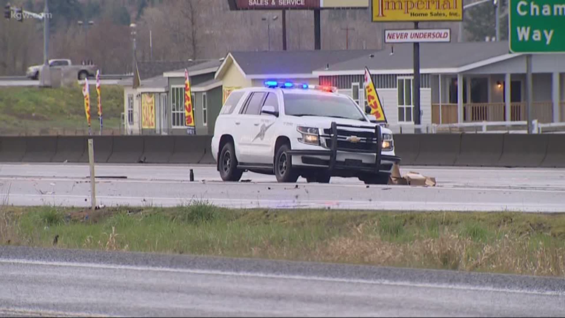 A Washington state trooper was killed after being hit by a driver who was trying to get away from police.