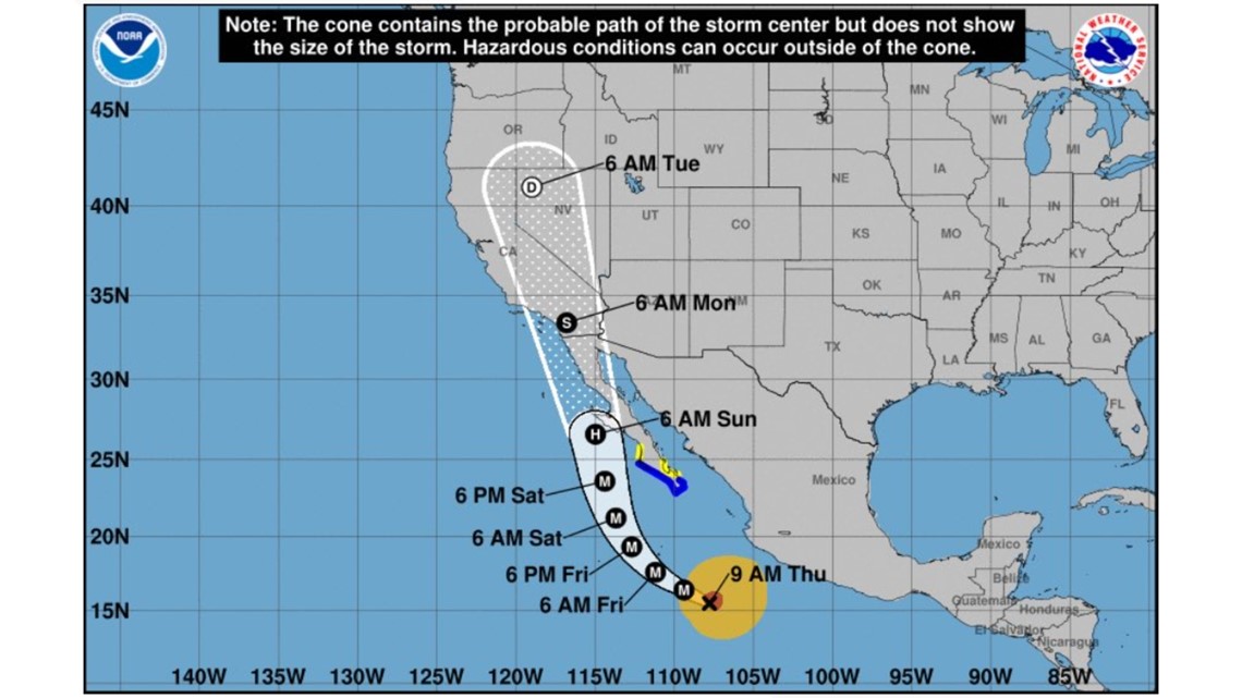 Hurricane Hilary could bring rain to Oregon