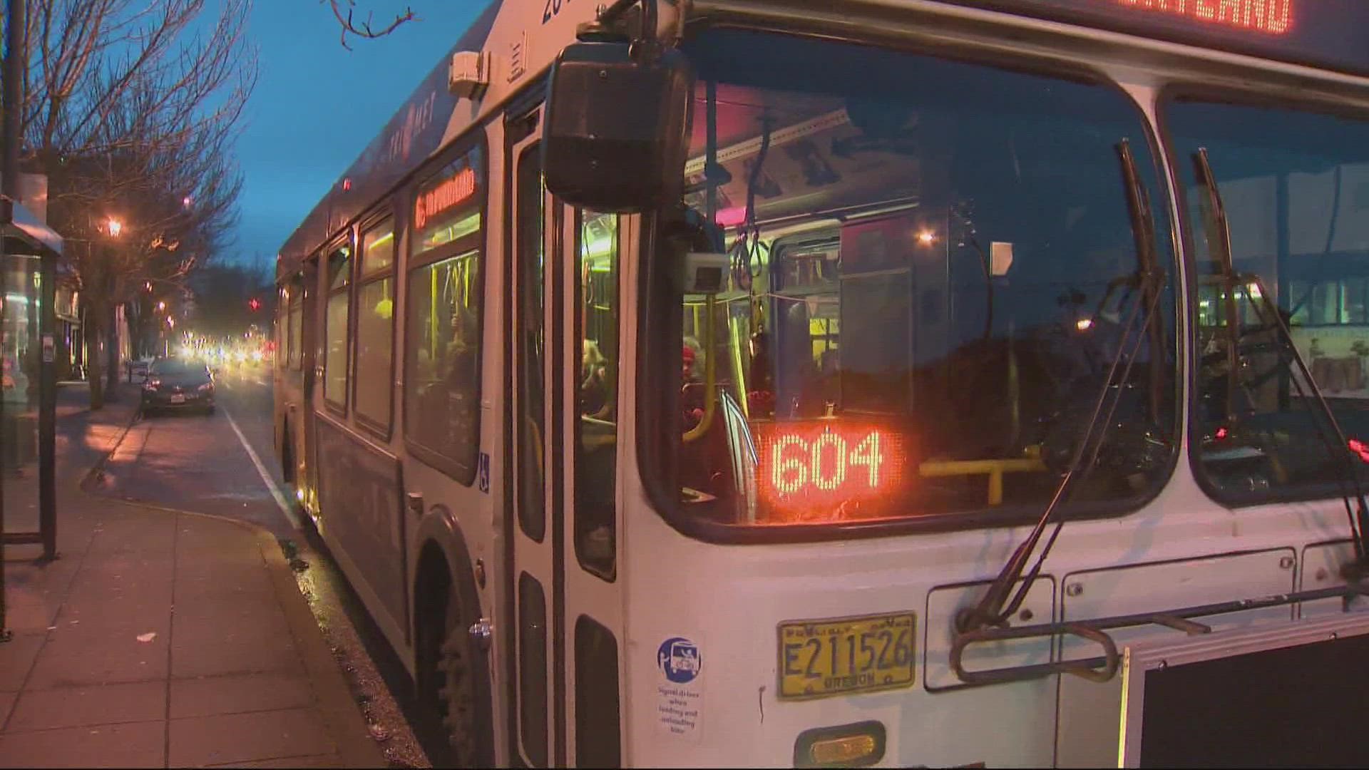 Starting in late February, riders caught spitting at or putting bodily fluids on TriMet operators will be subject to long-term exclusions, the agency said.