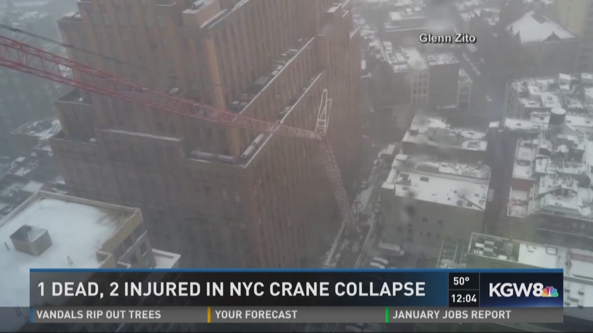 1 dead, 2 injured in NYC crane collapse