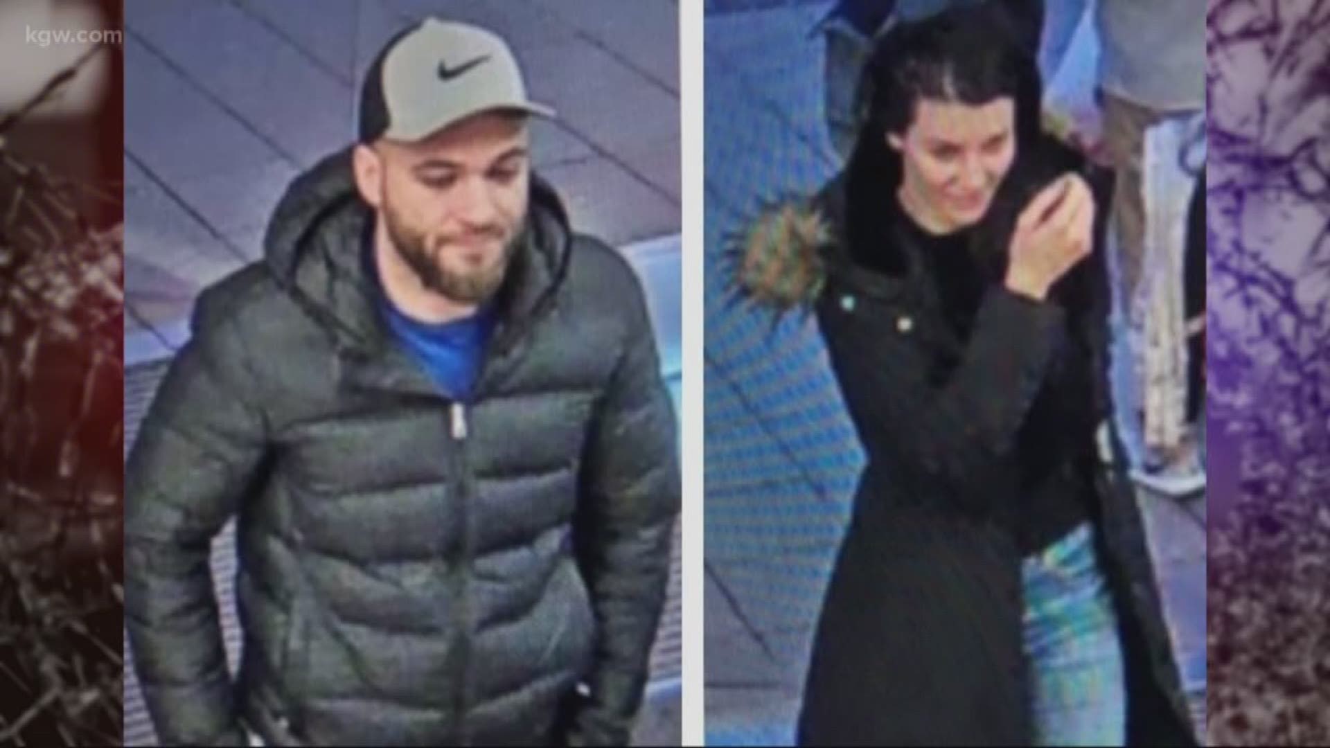 Police are asking for the public’s help with identifying two suspects who they say stole $115,000 worth of electronics from a woman’s car at Bridgeport Village.