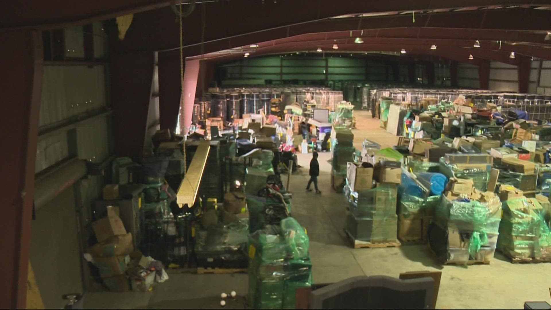 Items belonging to people who hired East Freight Logistics were found in a warehouse in Salem. Now the victims are going there to claim their possessions.