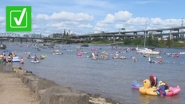 Yes, you can safely swim in the Willamette River in Portland (usually)