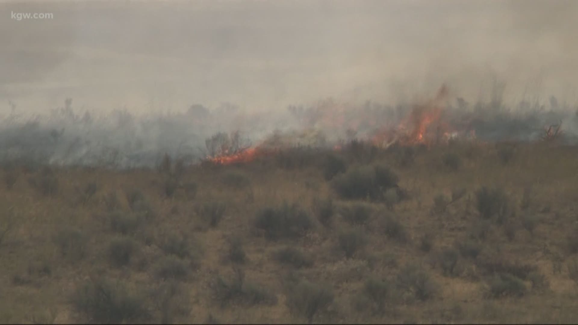 The South Valley fire near Dufur is the third wildfire in two weeks to scorch Wasco County and neighboring Sherman County.