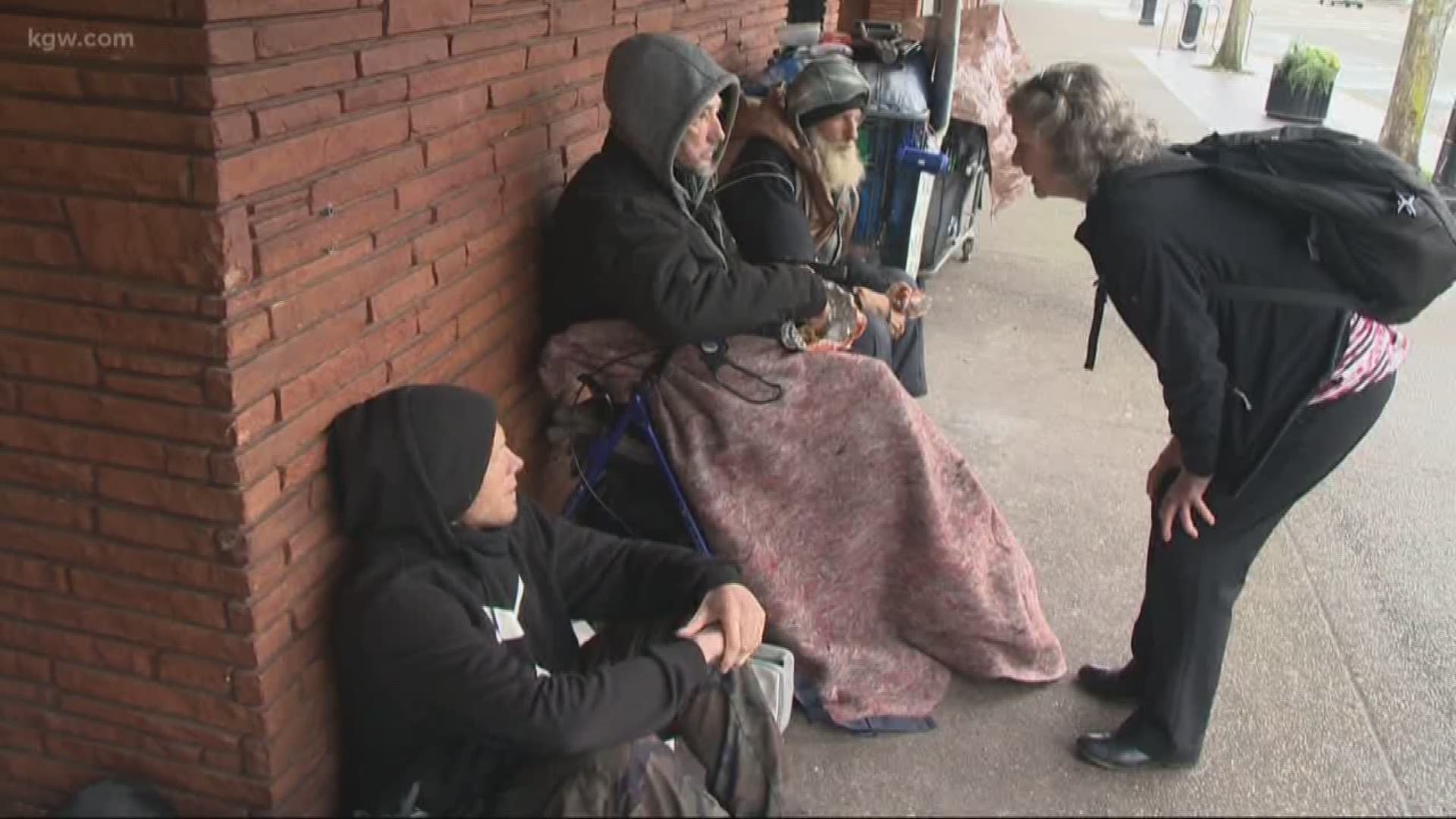 70-year-old Jean Hendron Wednesday resumed, what’s recently become, her daily routine: combing the streets of Salem to check on the city's homeless.