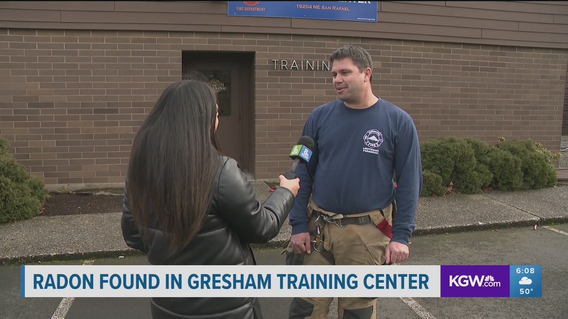A Gresham fire station was temporarily closed after it tested for three times the normal level of radon last month.