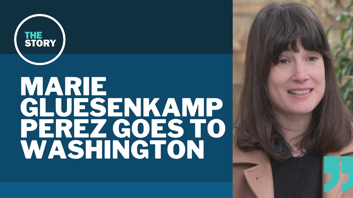 Marie Gluesenkamp Perez describes the next steps after her unlikely win in WA-03