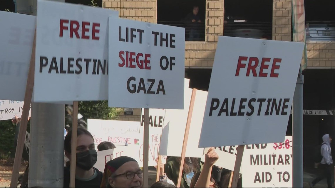 Hundreds attend rally for Gaza in Northeast Portland - Vimarsana News