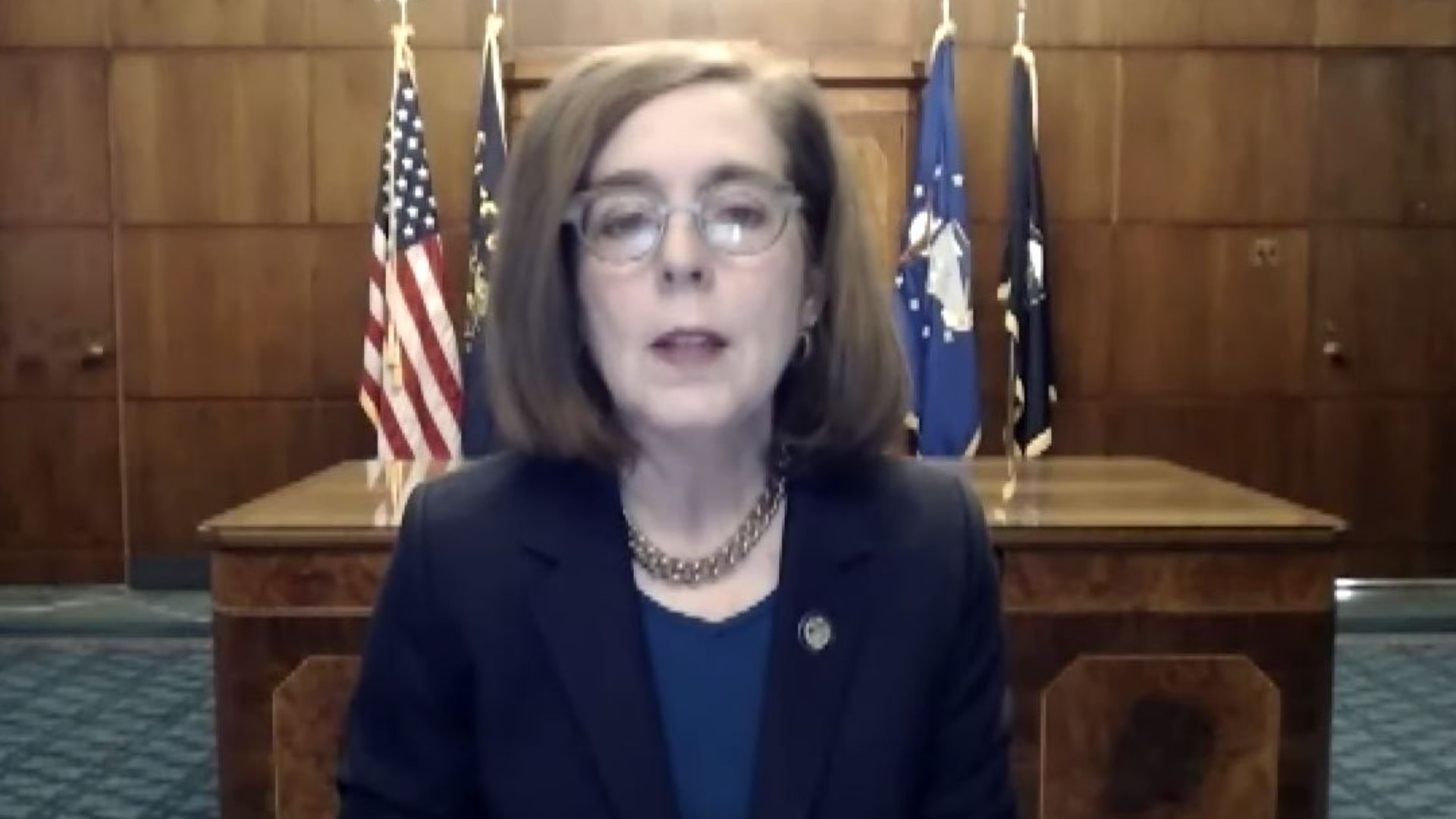 Pat Dooris spoke with Oregon Gov. Kate Brown about vaccinating teachers, reopening schools, prioritizing seniors and more.