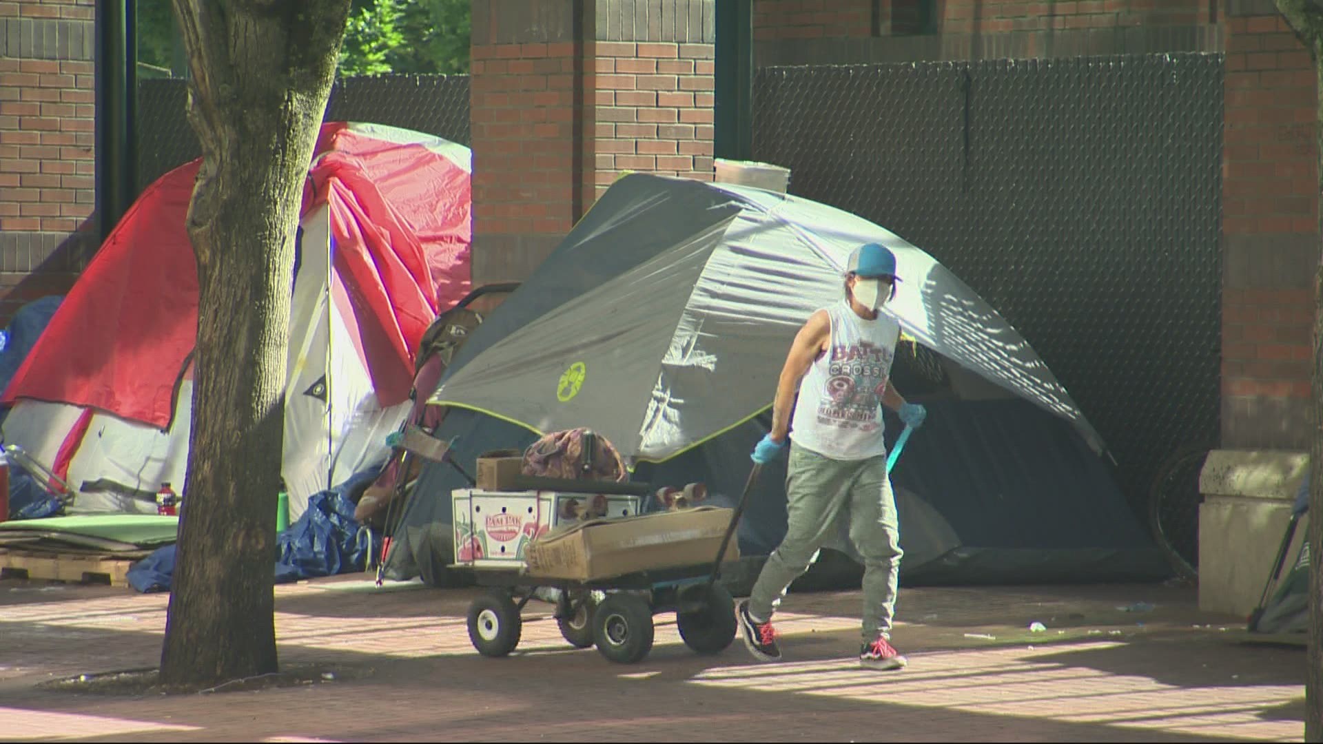 For Portland's homeless, the record heat could be deadly. Local agencies are scrambling to spread the word and get people inside. Maggie Vespa reports.