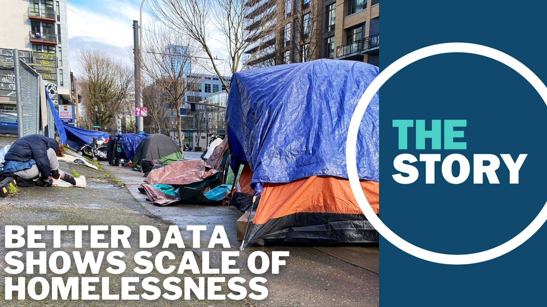 The county dashboard includes those who are sheltered and some in unknown circumstances, but nearly 6,800 people were listed as unsheltered as of February.