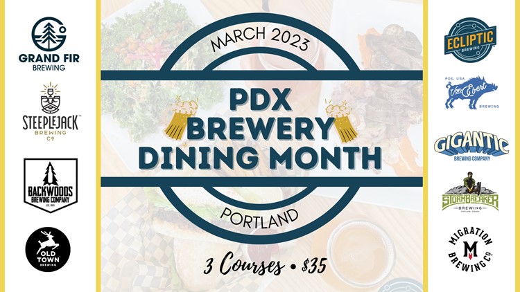 Portland's first-ever Brewery Dining Month underway