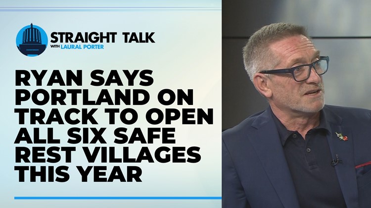 Safe Rest Villages are all on track to be open by the end of the year, Ryan says