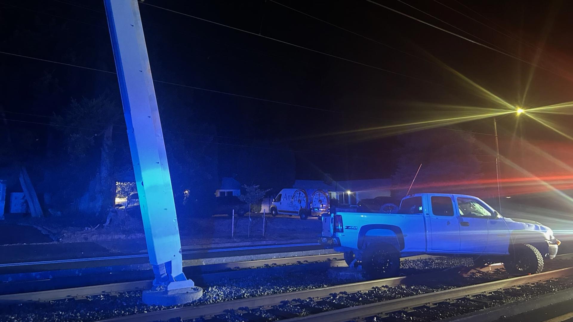 Weather In Portland Driver arrested after crashing stolen pickup onto MAX tracks in East ...