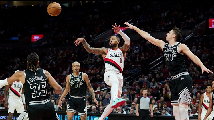 Portland Trail Blazers snap 3-game losing streak with 147-127 win against Spurs