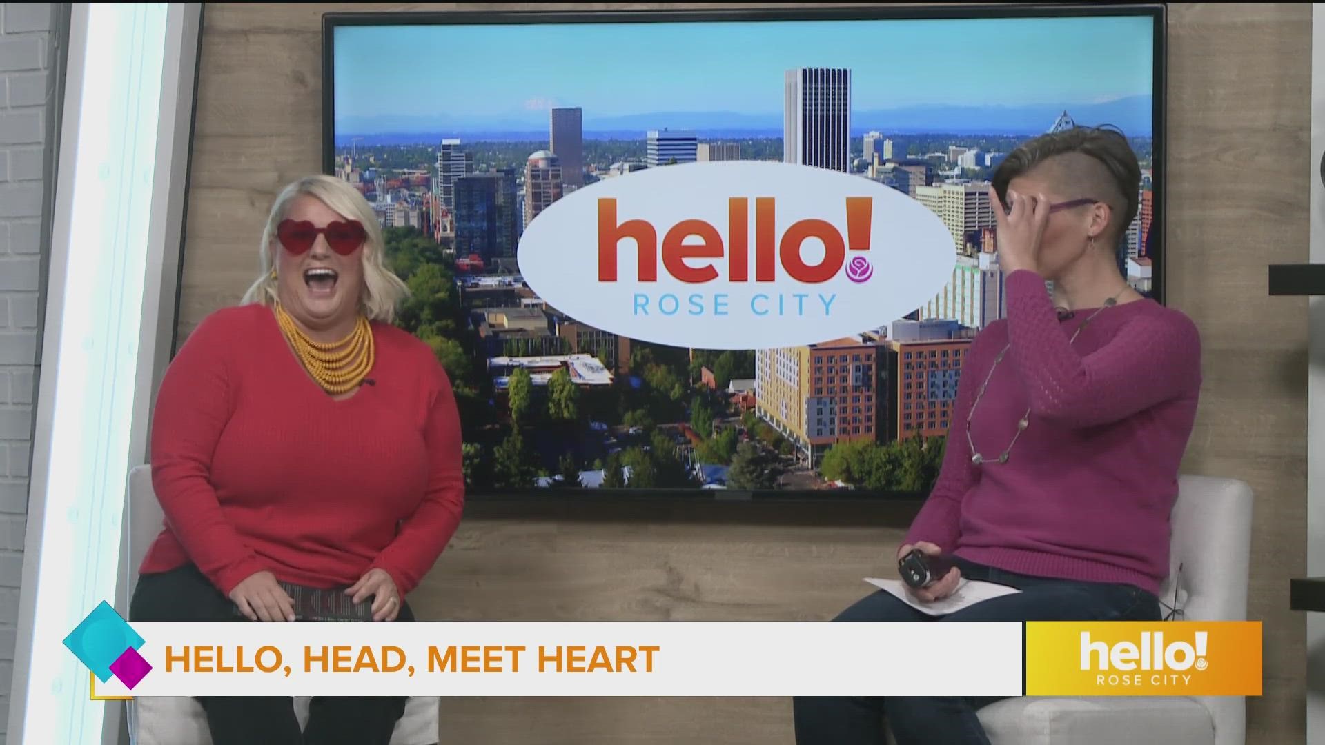 Hannah's book is called Hello, Head Meet Heart