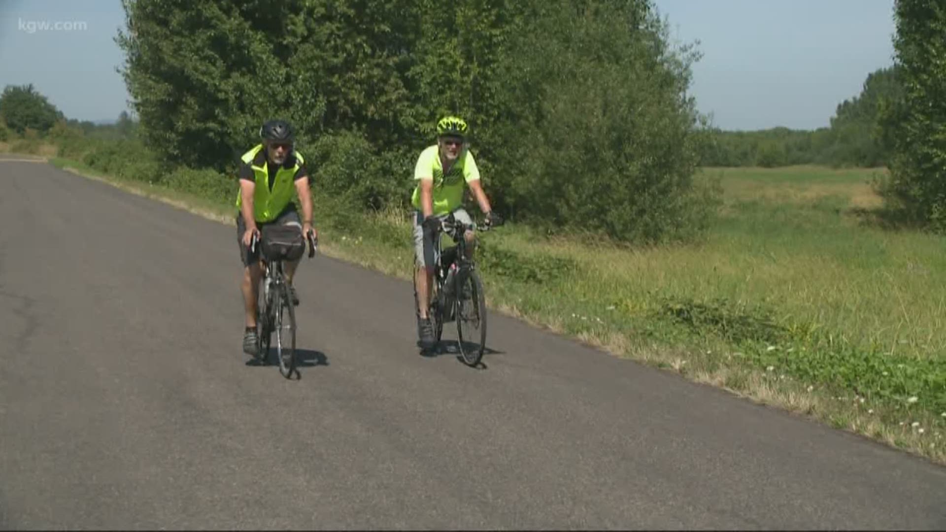 Vancouver man pedaling Route 66 for homeless fundraiser hit by truck
