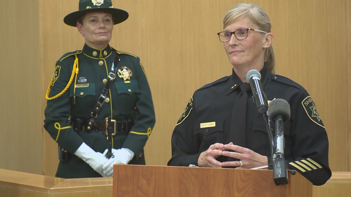 Nicole Morrissey O’Donnell sworn in as Multnomah County Sheriff | kgw.com