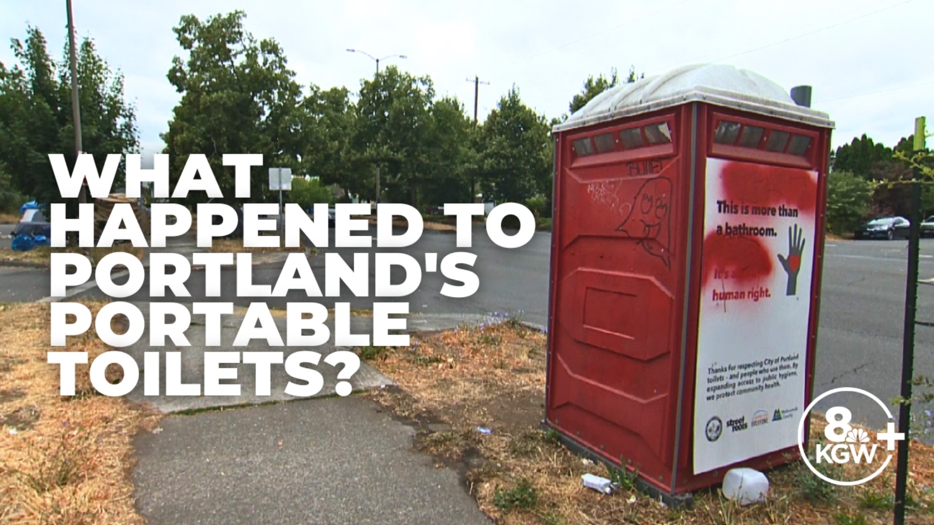 In 2020, the city of Portland put out 130 red portable toilets to help homeless people have access to clean restrooms. Now, three years later, most of them are gone.
