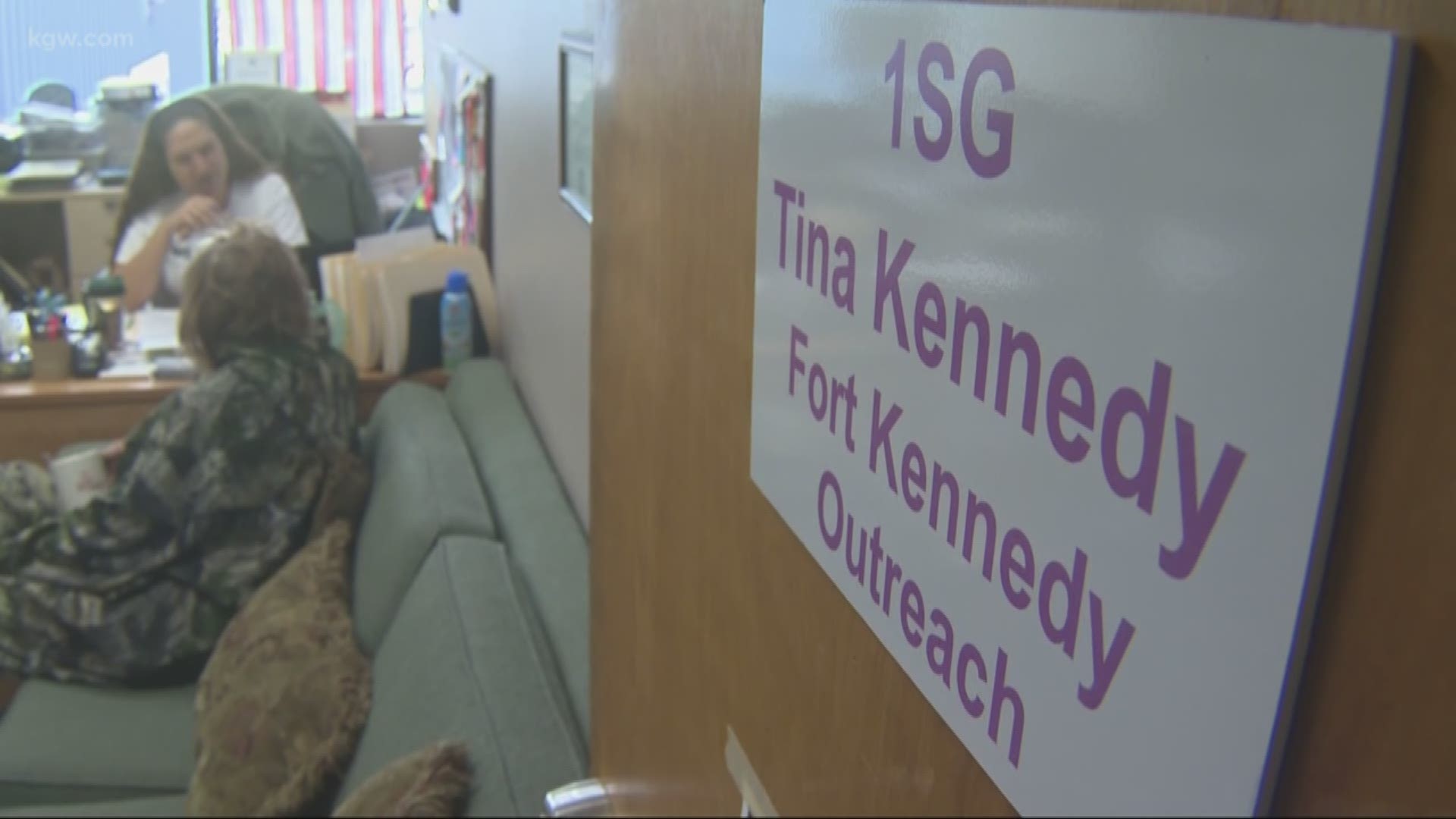 How a local nonprofit is helping local homeless veterans find some comfort.