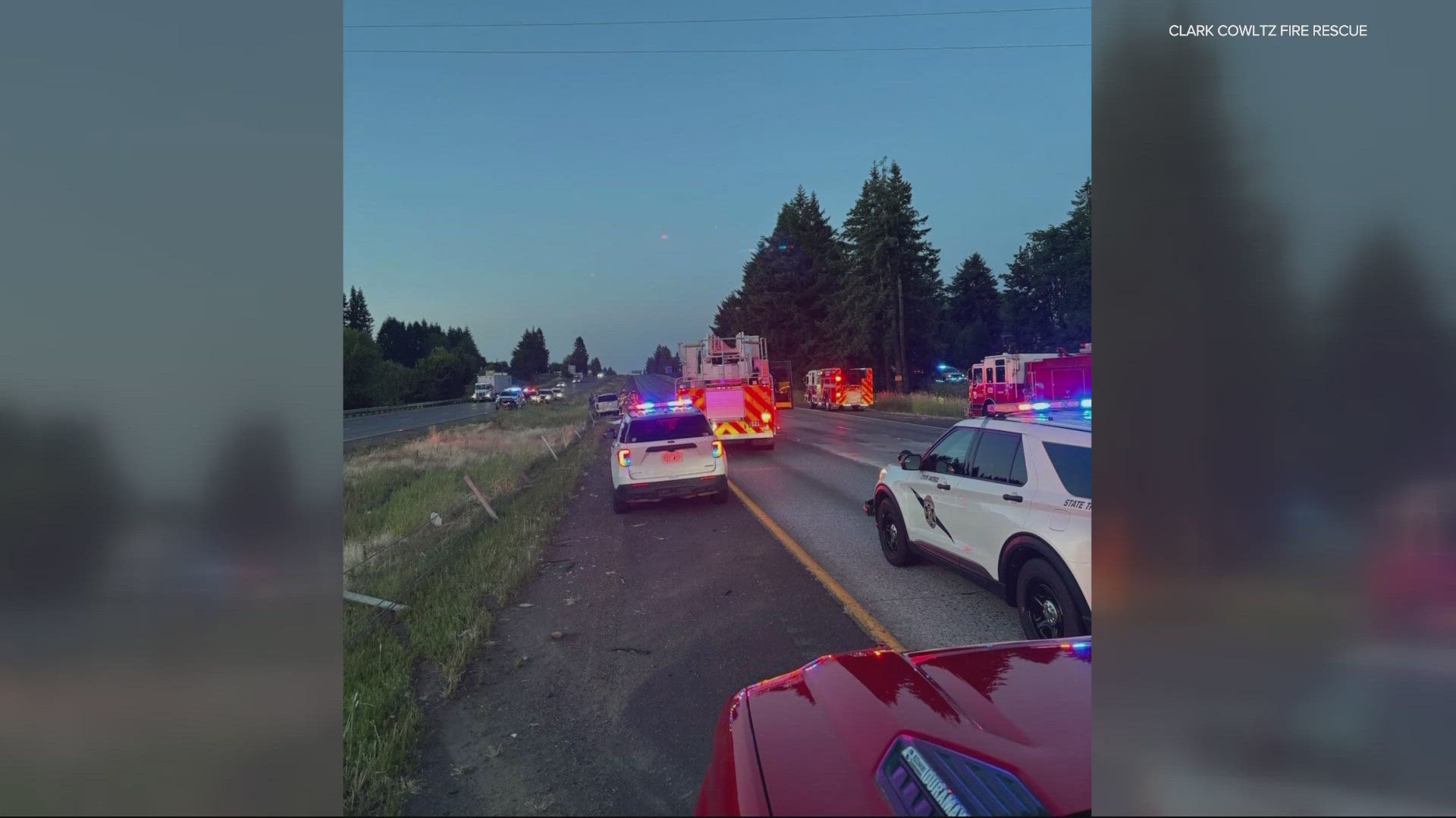 1 dead, 4 hurt in suspected DUI crash on I-5 near Ridgefield, Wash ...