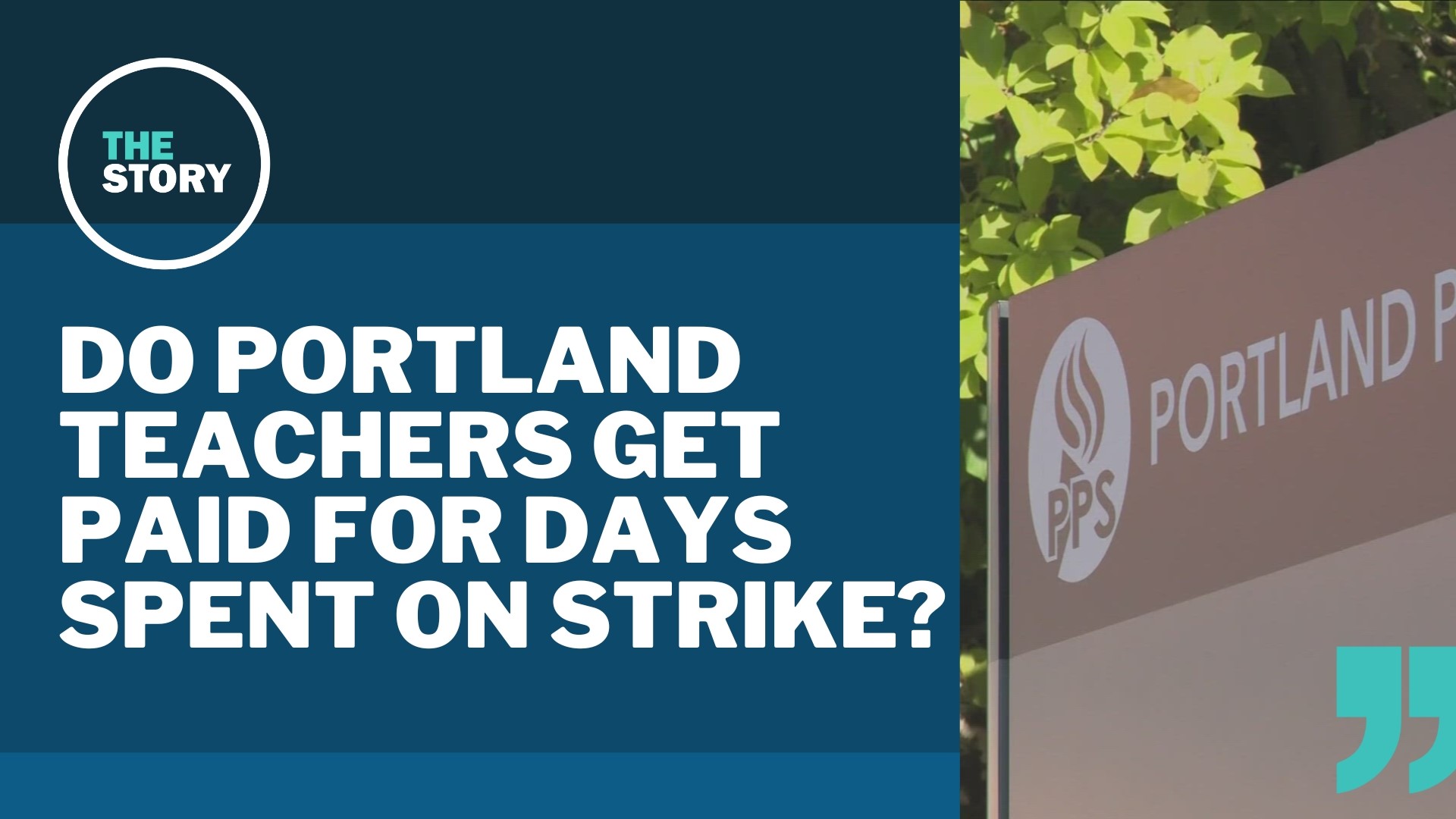 The district has said it won't pay teachers for strike days, although it also said backpay could become one of the elements of an eventual settlement.