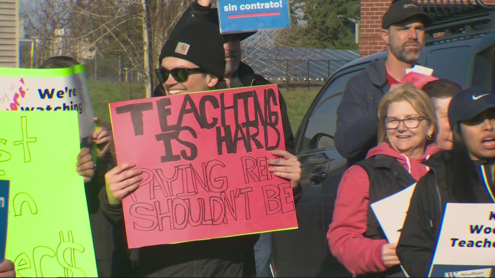 The union representing the teachers and the Woodburn School District began bargaining in June 2022.