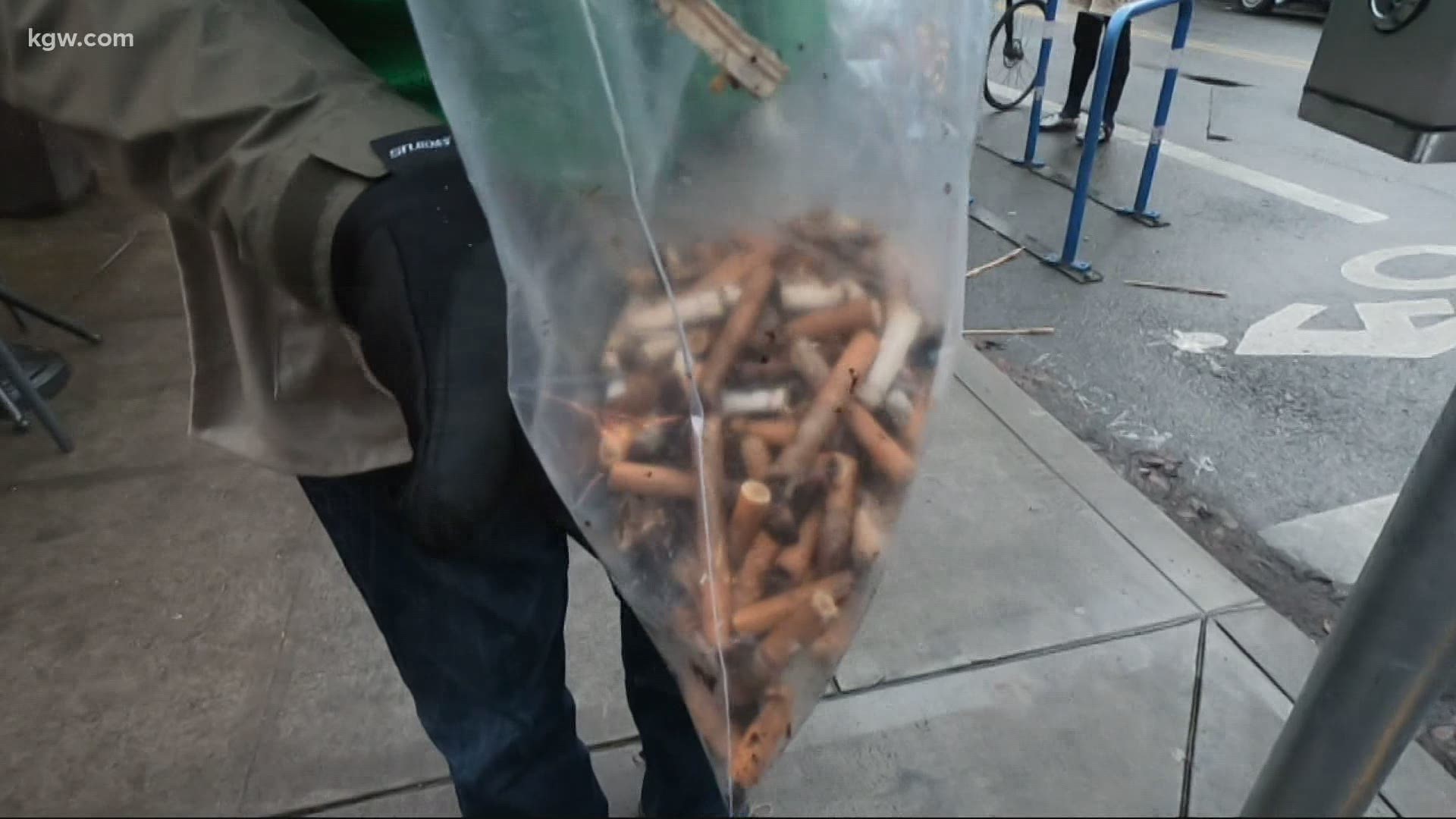 The Cigarette Waste Recycling Program, an initiative by the Pearl District Neighborhood Association, ships butts to a New Jersey plant for recycling.